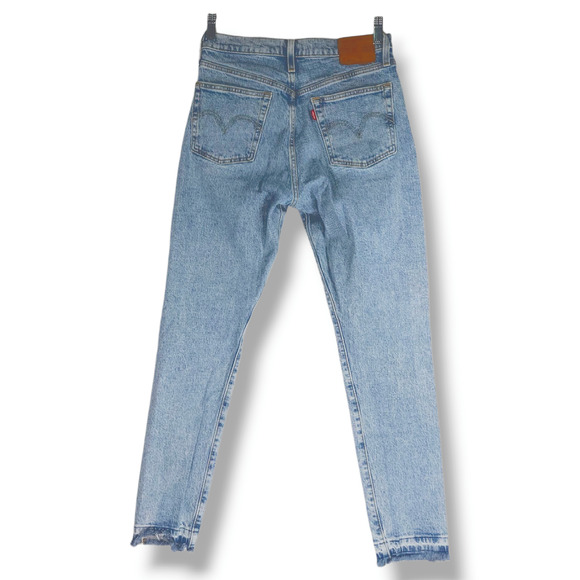 EUC Levi’s Premium 501 S High Rise Button Fly Skinny Jeans Sz. 27x29 Tango Light - Picture 2 of 10